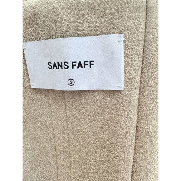 Sans Faff Half Moon Corset Top Camel S - Picture 8 of 9